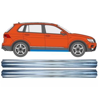 Slenkstis apatinė dalis už Volkswagen Tiguan 2016-2024 / Kairė + Dešinė / Rinkinys 17222