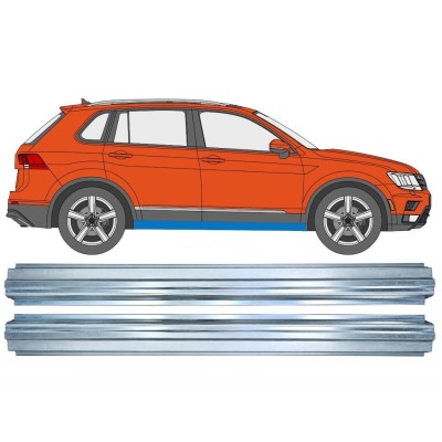 Slenkstis, apatinė už Volkswagen Tiguan 2016-2024 / Kairė + Dešinė / Rinkinys 17219