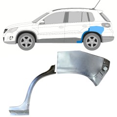 Galinė arka už Volkswagen Tiguan 2007-2016 / Kairė / Rinkinys 15788