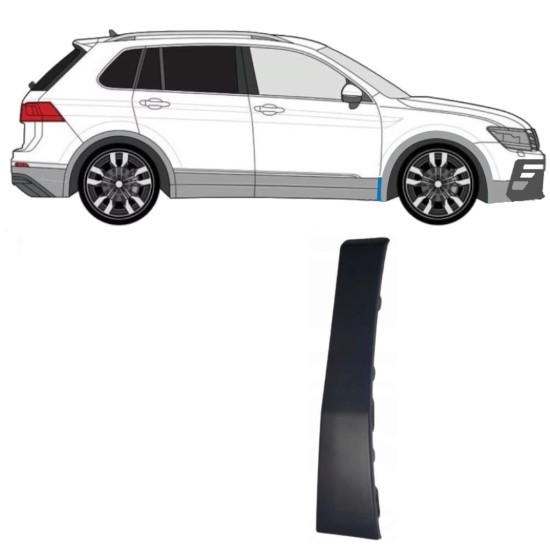 Sparno juosta priekinio sparno už Volkswagen Tiguan 2016-2024 R-Line / Dešinė 14863