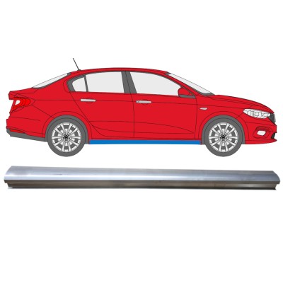 Slenkstis apatinė dalis už Fiat Tipo 2016- / Dešinė 14972