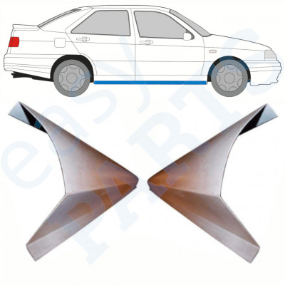 Slenkstis, apatinė už Seat Toledo 1991-1999 / Kairė + Dešinė / Rinkinys 9473