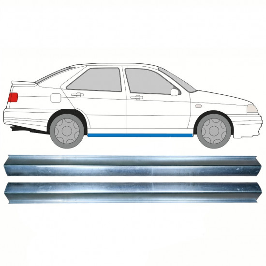 Slenkstis, apatinė už Seat Toledo 1991-1999 / Kairė = Dešinė (simetriška) / Rinkinys 10326