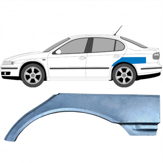 Galinės arkos viršutinė dalis už Seat Toledo Leon 1999-2006 / Kairė 5767