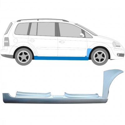 Slenkstis apatinė + sparnas priekinis už VW Touran 2003-2010 / Dešinė 11164