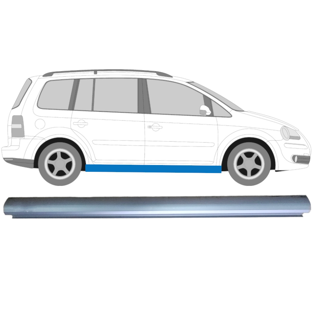 Slenkstis, Apatinė Už Vw Touran 2003-2010 / Kairė = Dešinė (Simetriška) 8853