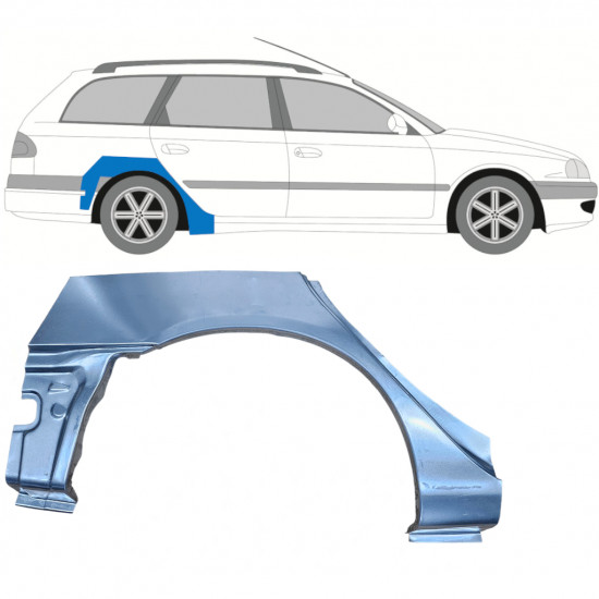 Galinė arka už Toyota Avensis 1997-2003 / Dešinė / COMBI 7612