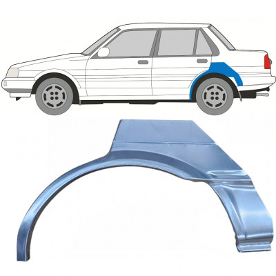 Galinė arka už Toyota Corolla 1983-1988 / Kairė 7693