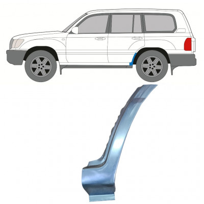 Galinės arkos apatinė dalis už Toyota Land Cruiser 1998-2007 / Kairė 8985