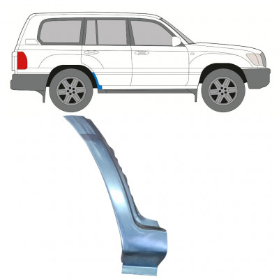 Galinės arkos apatinė dalis už Toyota Land Cruiser 1998-2007 / Dešinė 8984