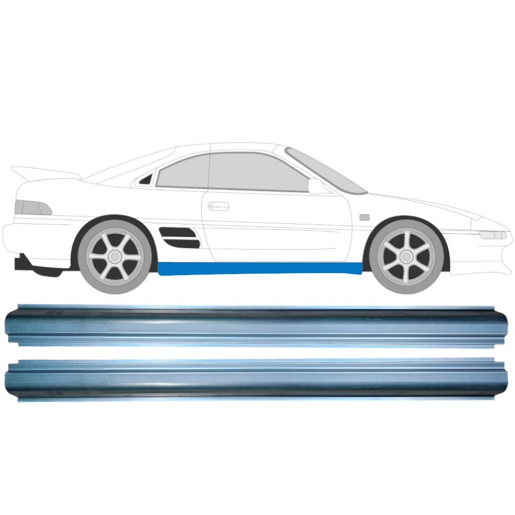 Slenkstis, Apatinė Už Toyota Mr2 1989-2000 / Kairė = Dešinė (Simetriška) / Rinkinys 9507