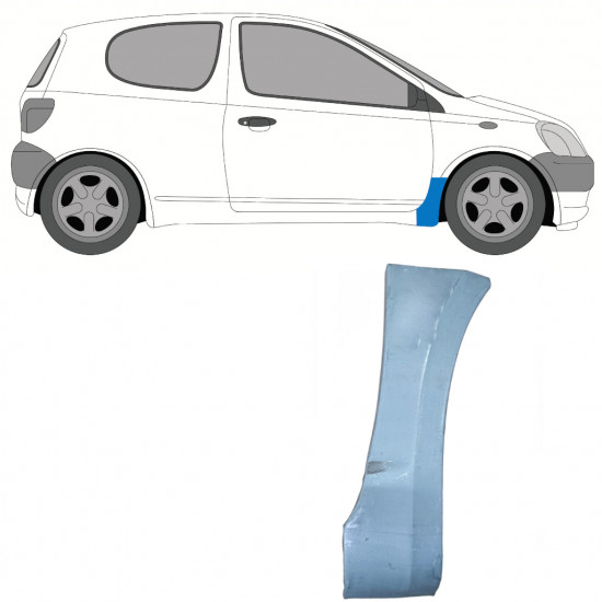 Sparno apatinė dalis už Toyota Yaris 1999-2006 / Dešinė 8948