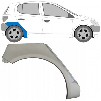 Galinė arka už Toyota Yaris 1999-2006 / Dešinė 6218