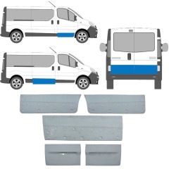 Priekinių durų už Nissan Primastar 2001-2014 / Kairė + Dešinė / Rinkinys 14358