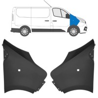Priekinis sparnas už Renault Trafic 2014- 2014-2021 / Kairė + Dešinė / Rinkinys 17103