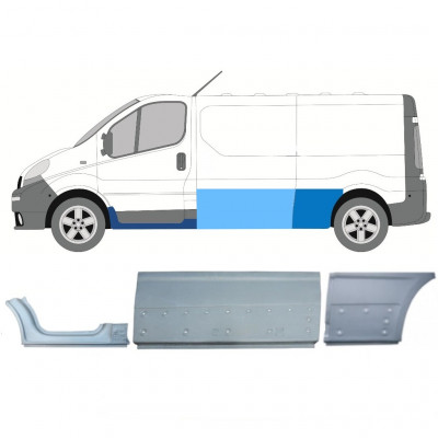 Remonto komplektas už Renault Trafic Opel Vivaro 2001-2014 / LWB / Kairė /  11107