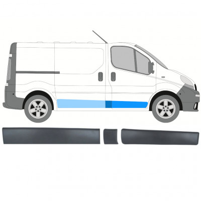 Juostelių rinkinys už Renault Trafic Opel Vivaro Primastar 2001-2014 / SWB / Dešinė /  8569