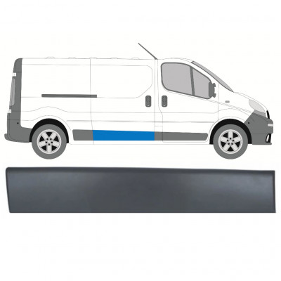 Stumdomų durų Sparno juosta už Renault Trafic 2001-2014 / Dešinė 8203