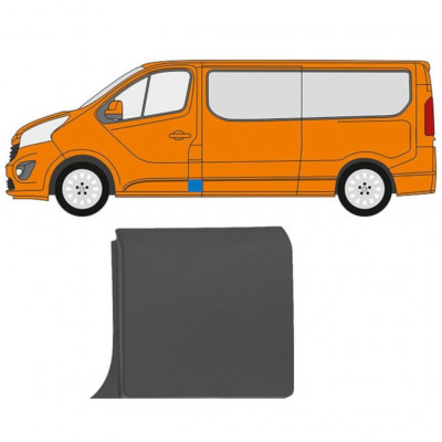 Sparno juosta priekinio statramsčio už Renault Trafic 2014- / Kairė 11249