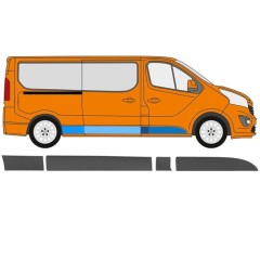 Sparno juosta už Opel Vivaro 2014-2019 / Dešinė / Rinkinys 13324