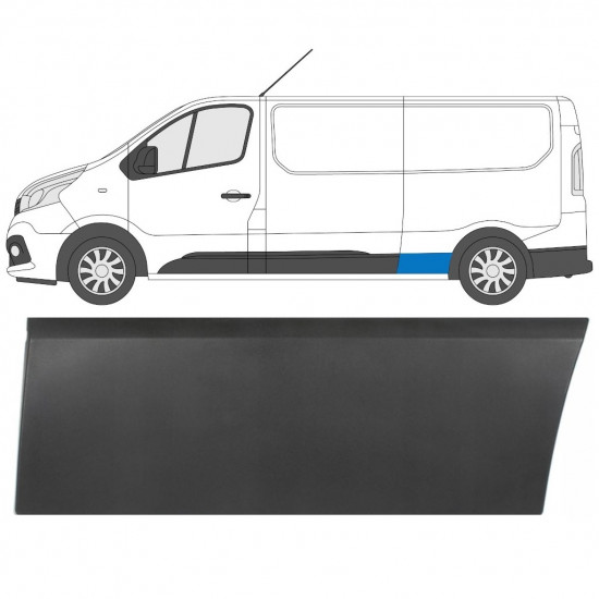 Sparno juosta galinio sparno už Renault Trafic 2014- / Kairė 8220