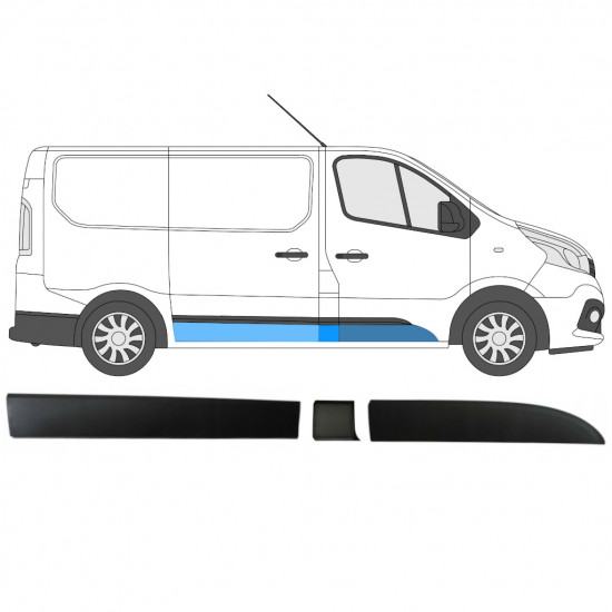 Juostelių rinkinys už Renault Trafic Opel Vivaro Talento 2014- / SWB / Dešinė /  8567