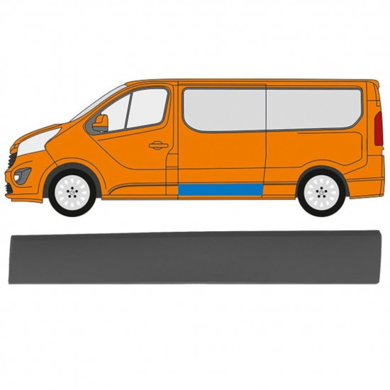 Sparno juosta už Renault Trafic 2014- / Kairė 11251