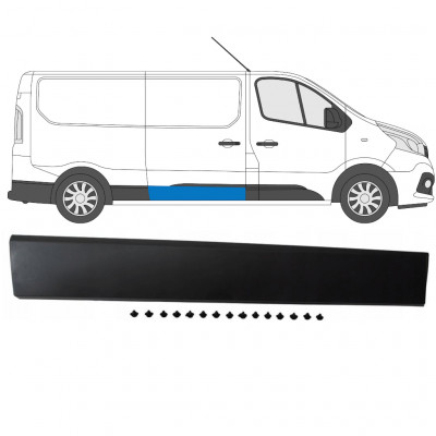 Stumdomų durų Sparno juosta už Renault Trafic 2014- / Dešinė 8217