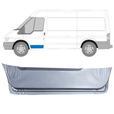 Priekinių durų vidinė dalis už Ford Transit 2000-2013 / Kairė 14541