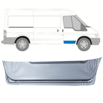 Priekinių durų vidinė dalis už Ford Transit 2000-2013 / Dešinė 14540