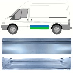Stumdomų durų vidinė + išorinė dalis už Ford Transit 2000-2013 / Kairė / Rinkinys 12667
