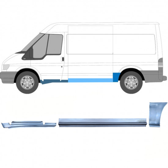 Remonto komplektas už Ford Transit 2000-2013  / MWB / Kairė /  12435