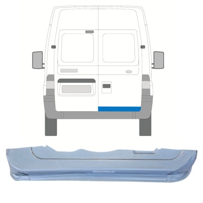 Galinių durų dalis už Ford Transit 2000-2013 / Dešinė 14654