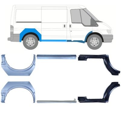 Remonto komplektas už Ford Transit 2000-2013 / Kairė + Dešinė / 15024