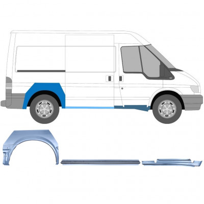 Remonto komplektas už Ford Transit 2000-2013  / SWB / Dešinė /  12432