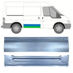 Stumdomų durų vidinė + išorinė dalis už Ford Transit 2000-2013 / Dešinė / Rinkinys 12664