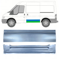 Stumdomų durų vidinė + išorinė dalis už Ford Transit 2000-2013  / SWB / Kairė / Rinkinys 12666