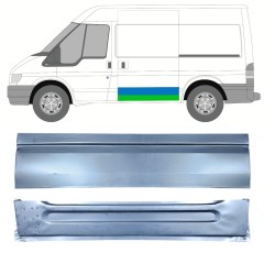 Stumdomų durų vidinė + išorinė dalis už Ford Transit 2000-2013 / Kairė / Rinkinys 12666