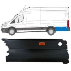Sparno juosta galinio sparno už rato už Ford Transit 2014- / Kairė / Rinkinys 14679