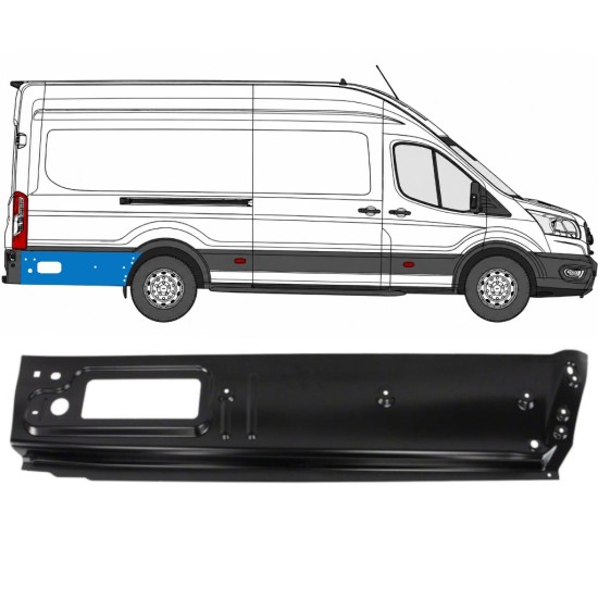 Galinės arkos galinė dalis už Ford Transit 2014- 2014-2026 / Dešinė 17088