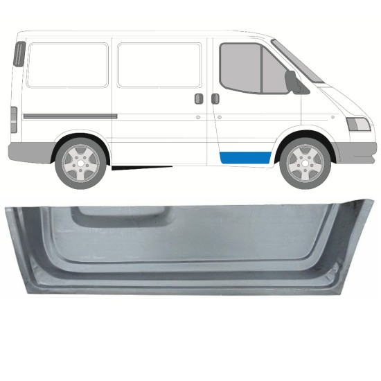 Priekinių durų vidinė dalis už Ford Transit 1986-2000 / Dešinė 16022