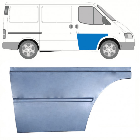 Priekinių durų išorinė dalis už Ford Transit 1985-2000 / Dešinė 8421