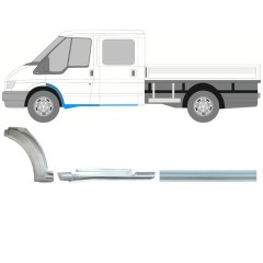 Slenkstis apatinė + sparnas priekinis už Ford Transit 2000-2013 / Kairė / Rinkinys 9924