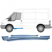 Slenkstis apatinė durų priekinių už Ford Transit 2000-2013 / Kairė 5302