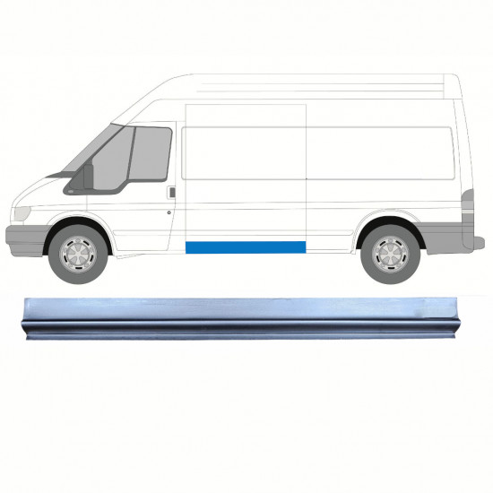 Išorinė šono dalis už Ford Transit 2000-2013  / MWB / Kairė 9136