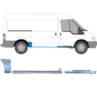 Remonto komplektas už Ford Transit 2000-2013  / MWB / Dešinė /  12434