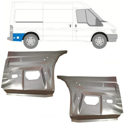 Galinė arka už Ford Transit 2000-2013 / Rinkinys 11759