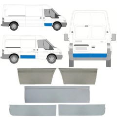 Priekinių durų už Ford Transit 2000-2013 / Kairė + Dešinė / Rinkinys 11388
