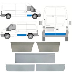 Priekinių durų už Ford Transit 2000-2013 / Kairė + Dešinė / Rinkinys 11390