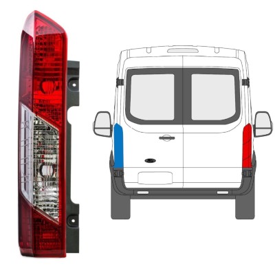 Galinis žibintas už Ford Transit 2014- / Kairė 16093